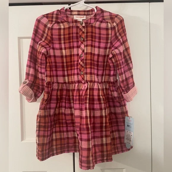 slim fit dress slacks Blue Plaid Baby / Toddler Dress